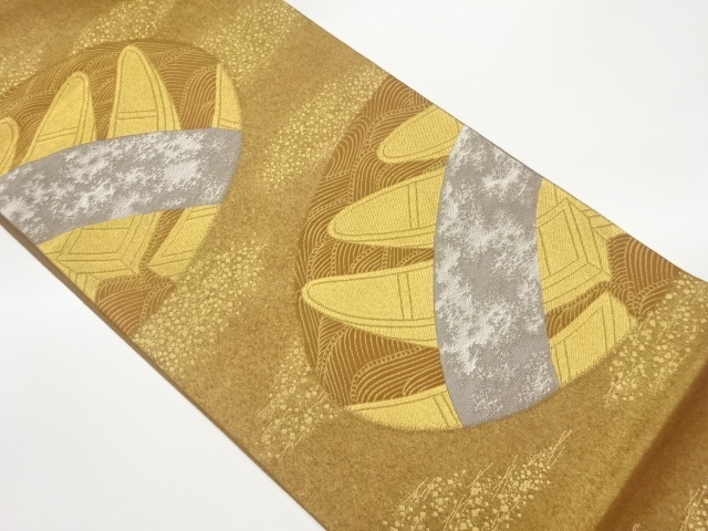 JAPANESE FUKURO OBI / WOVEN ROUGH WAVE